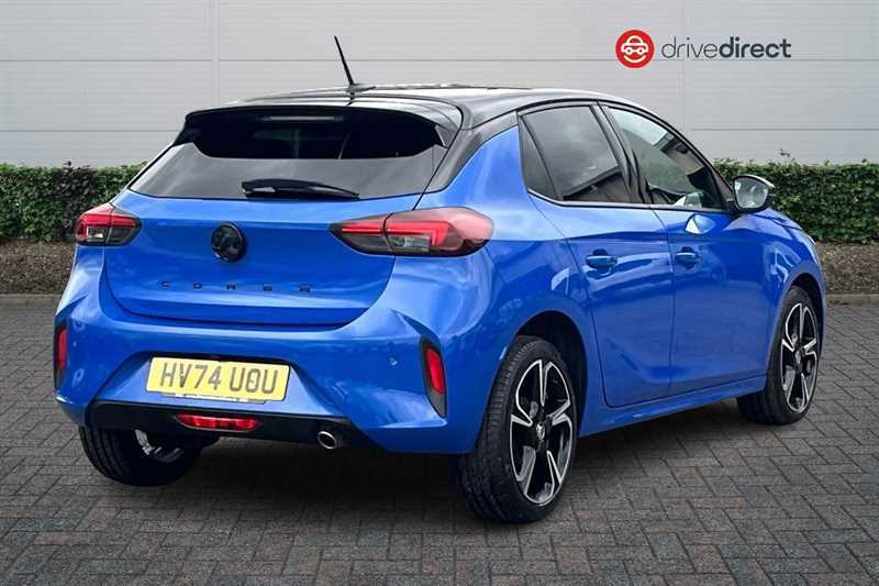 Vauxhall Corsa 1.2 Turbo Gs Hatchback Euro 6 S HV74UOU Blue #3