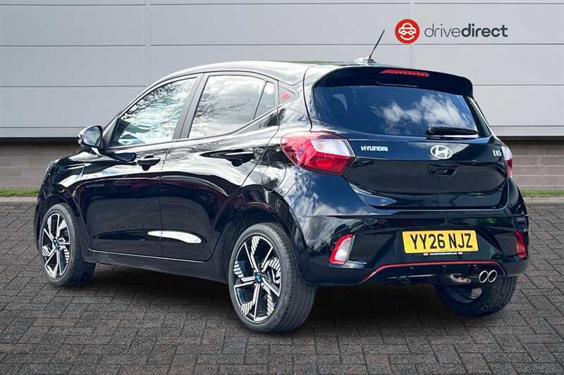 Hyundai I10 1.0 T-gdi N Line Hatchback Euro YY26NJZ Black #5