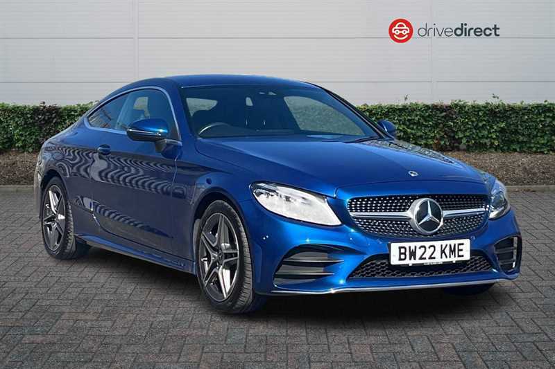 Mercedes-Benz C Class 1.5 C200h Mhev Amg Line Edition Premium Coupe Blue