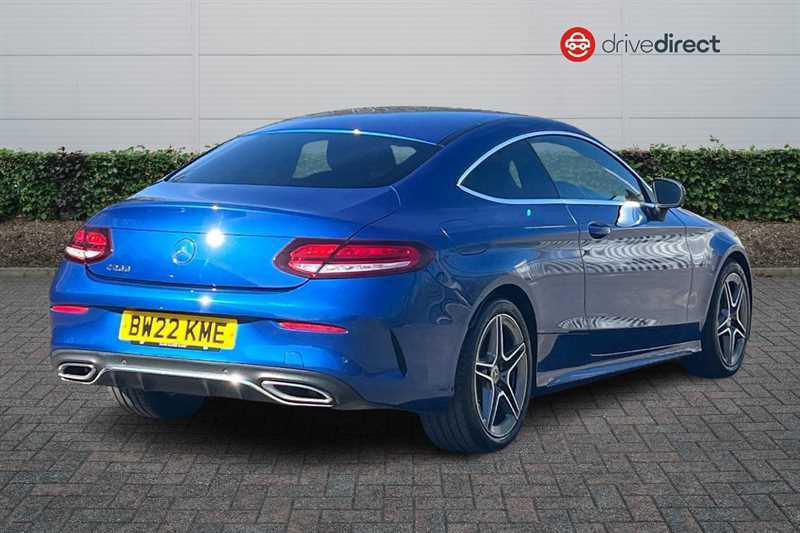 Mercedes-Benz C Class 1.5 C200h Mhev Amg Line Edition Premium Coupe BW22KME Blue #3