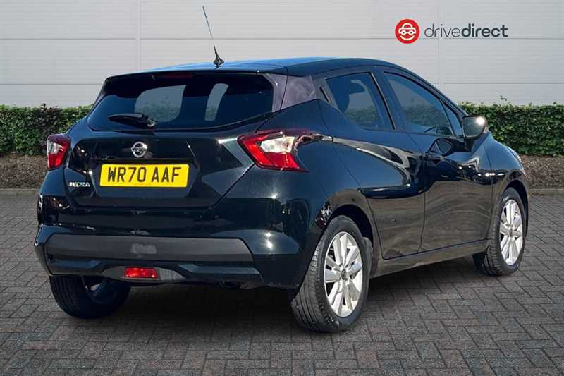 Nissan Micra 1.0 Ig-t Acenta Hatchback Euro 6 Black #3