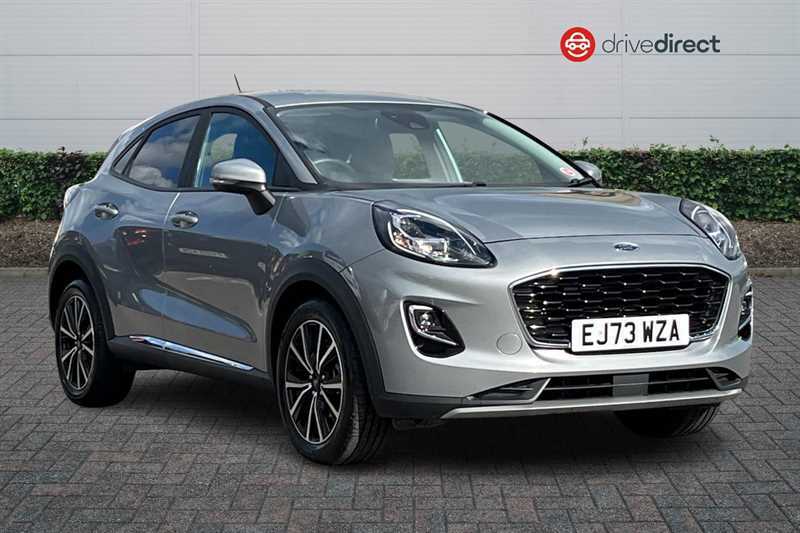 Ford Puma 1.0T Ecoboost Mhev Titanium Suv Hybrid Silver