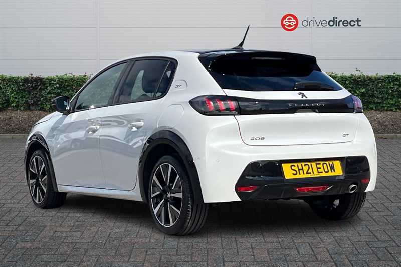 Peugeot 208 1.2 Puretech Gt Hatchback Euro 6 SH21EOW White #5