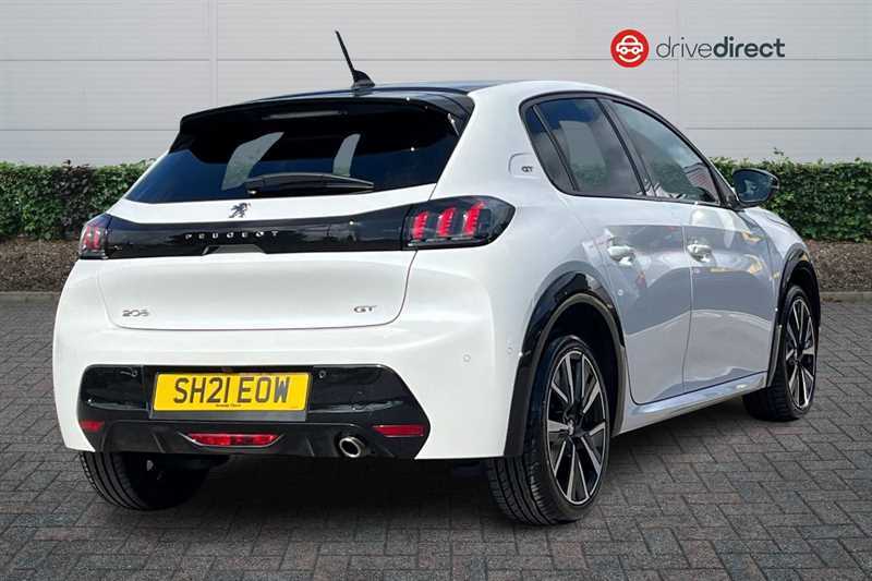 Peugeot 208 1.2 Puretech Gt Hatchback Euro 6 SH21EOW White #3