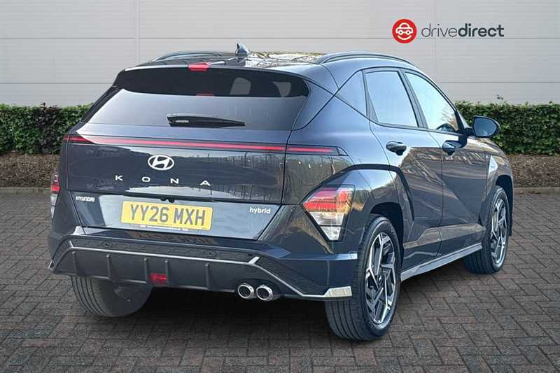 Hyundai Kona 1.6 H-gdi N Line Suv Hybrid Dct Euro 6 YY26MXH Blue #3