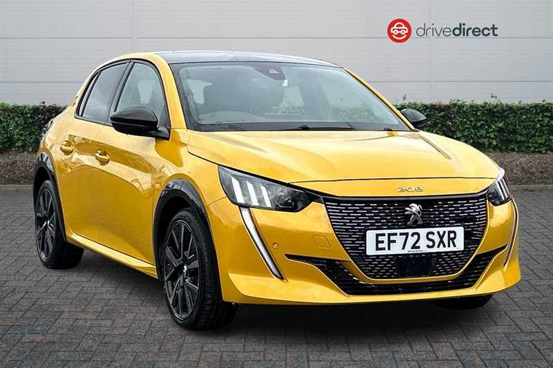 Peugeot 208 1.2 Puretech Gt Hatchback Euro 6 Yellow