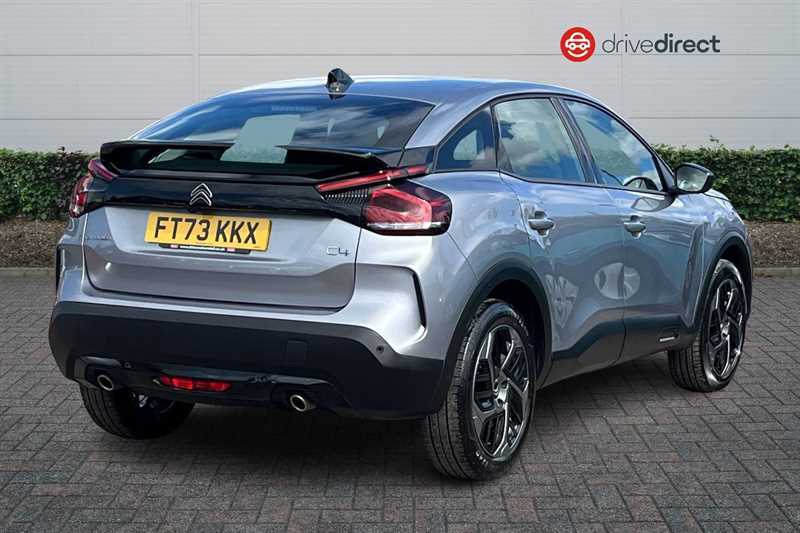 Citroen C4 1.2 Puretech Plus Hatchback Euro FT73KKX Grey #3