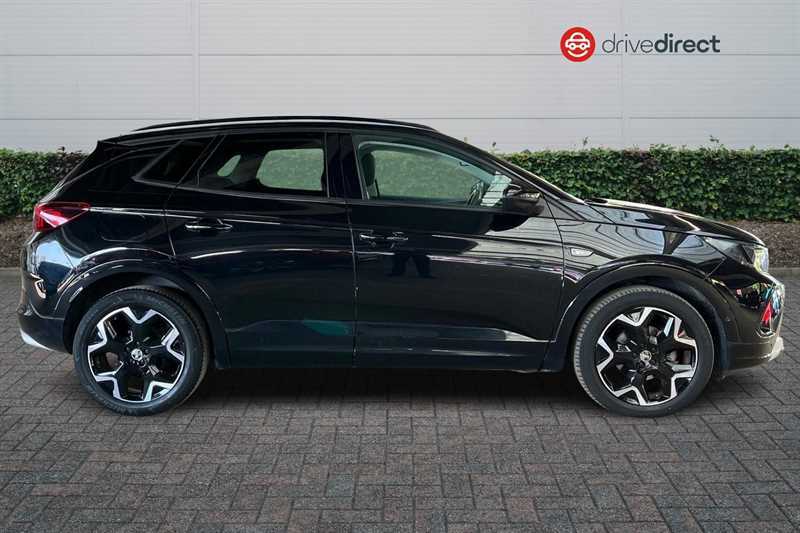 Vauxhall Grandland 1.2 Turbo Ultimate Suv Euro 6 Ss YO72HDJ Black #2