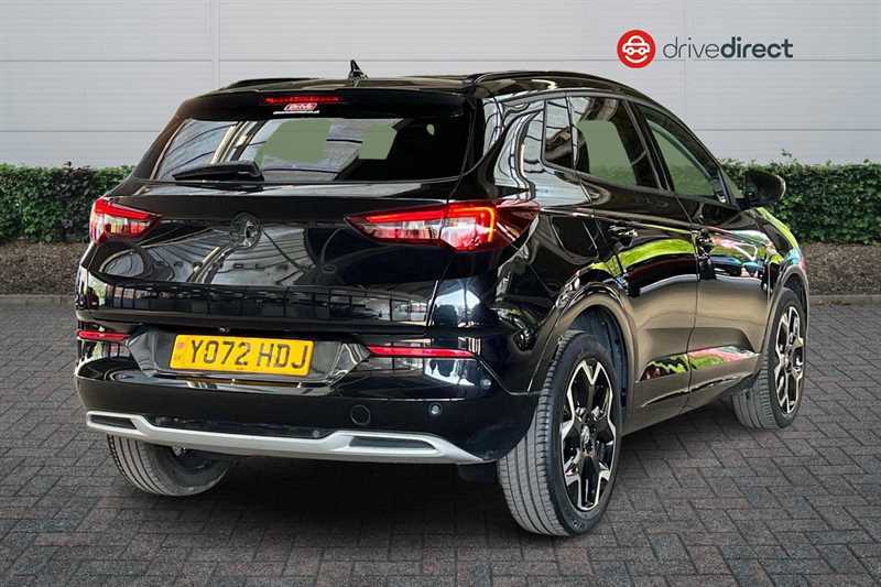 Vauxhall Grandland 1.2 Turbo Ultimate Suv Euro 6 Ss YO72HDJ Black #3