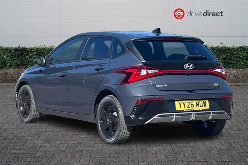 Hyundai I20 1.0 T-gdi Black Line Hatchback E YY26MUW Grey #5