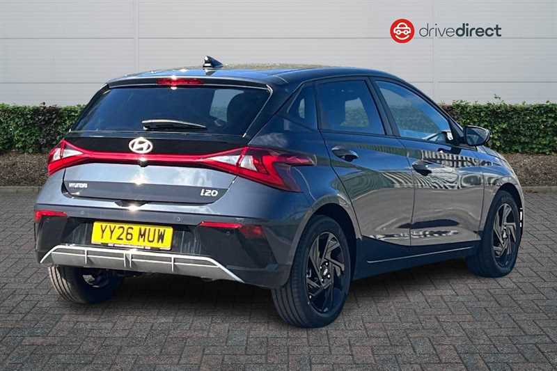 Hyundai I20 1.0 T-gdi Black Line Hatchback E YY26MUW Grey #3