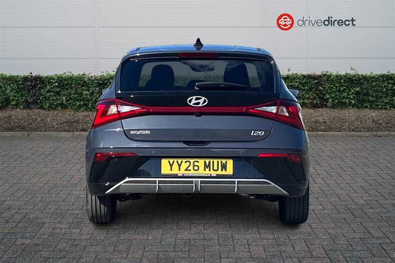 Hyundai I20 1.0 T-gdi Black Line Hatchback E YY26MUW Grey #4