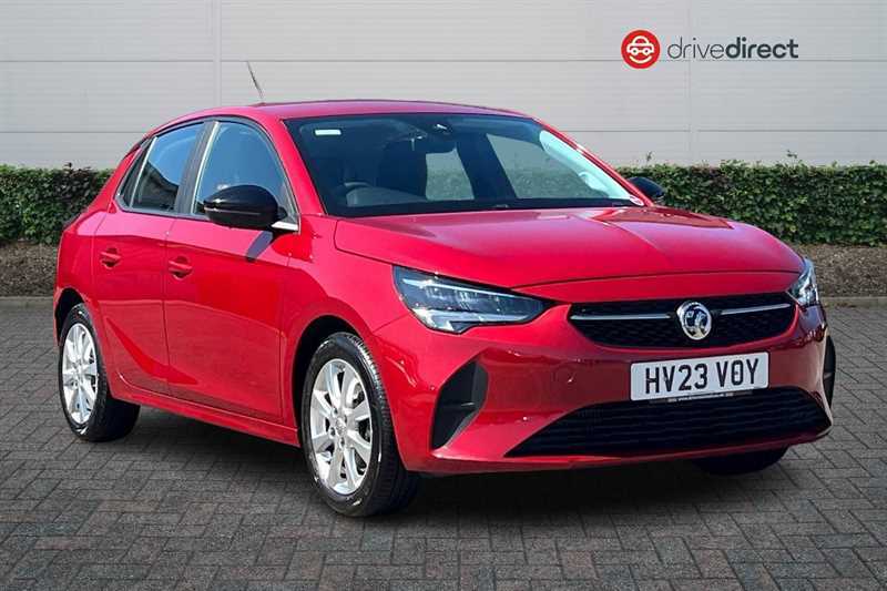 Vauxhall Corsa 1.2 Turbo Design Hatchback Euro Red