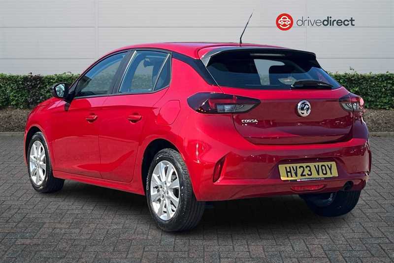Vauxhall Corsa 1.2 Turbo Design Hatchback Euro HV23VOY Red #5