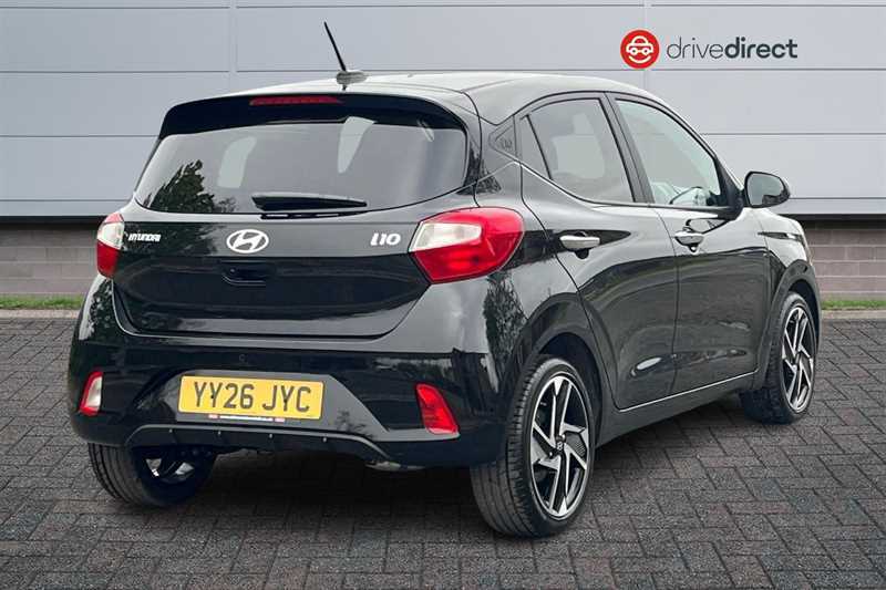 Hyundai I10 1.2 Premium Hatchback Euro 6 Ss YY26JYC Black #3