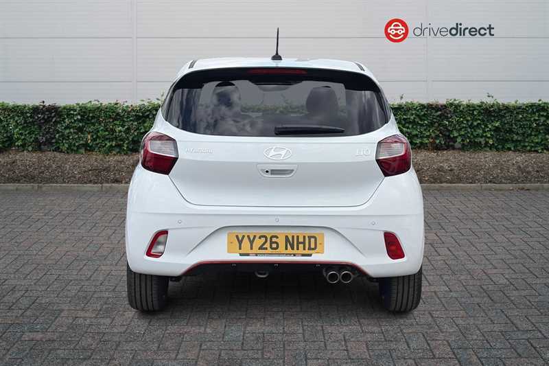 Hyundai I10 1.0 T-gdi N Line Hatchback Euro YY26NHD White #4