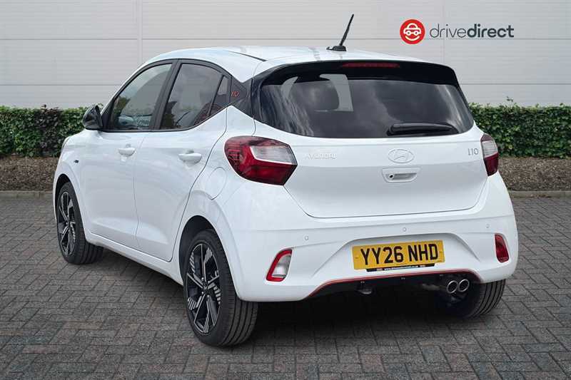 Hyundai I10 1.0 T-gdi N Line Hatchback Euro YY26NHD White #5