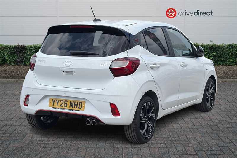 Hyundai I10 1.0 T-gdi N Line Hatchback Euro YY26NHD White #3