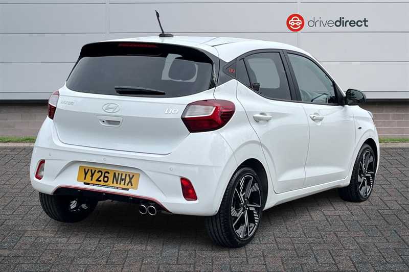 Hyundai I10 1.0 T-gdi N Line Hatchback Euro YY26NHX White #3