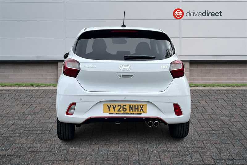 Hyundai I10 1.0 T-gdi N Line Hatchback Euro YY26NHX White #4