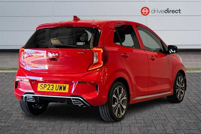 Kia Picanto 1.0 Dpi Gt-line Hatchback Euro 6 SP23UWW Red #3