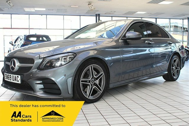 Mercedes-Benz C Class 2.0 C220d Amg Line Premium Saloon G-t SN69UAC Grey #2
