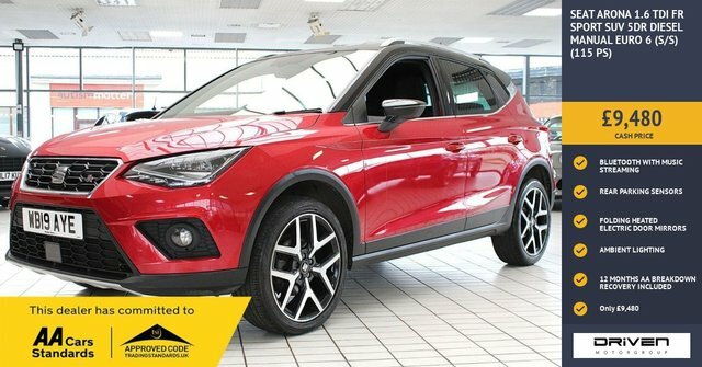 Seat Arona 1.6 Tdi Fr Sport Suv Euro 6 S S Red