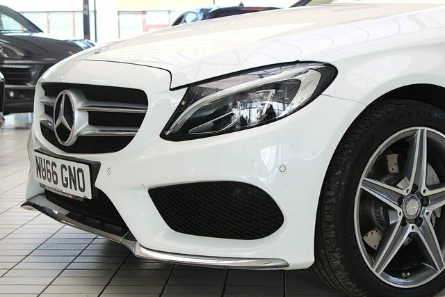 Mercedes-Benz C Class 2.1 C220d Amg Line Premium Estate G-t NU66GNO White #3