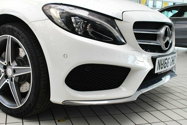 Mercedes-Benz C Class 2.1 C220d Amg Line Premium Estate G-t NU66GNO White #6