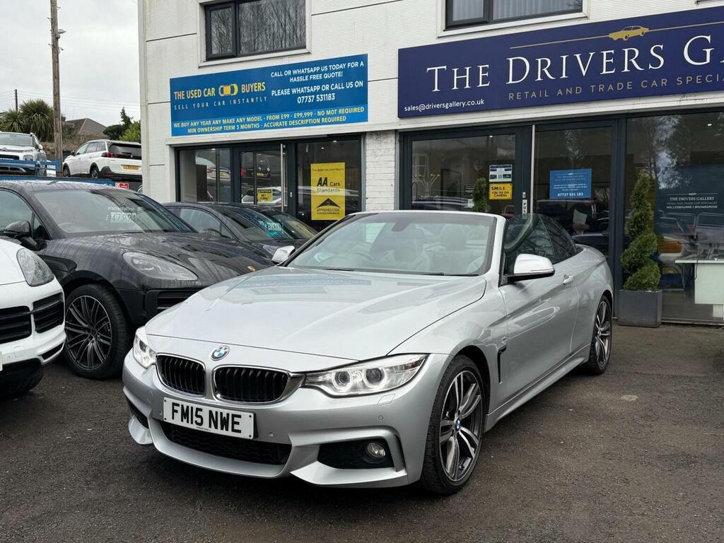 BMW 4 Series Convertible 2.0 420D M Sport Euro 6 Ss Silver