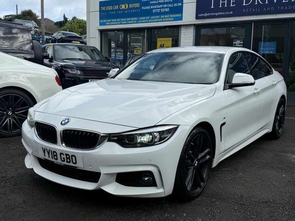 BMW 4 Series Gran Coupe Hatchback 3.0 430D M Sport Euro 6 Ss White #2
