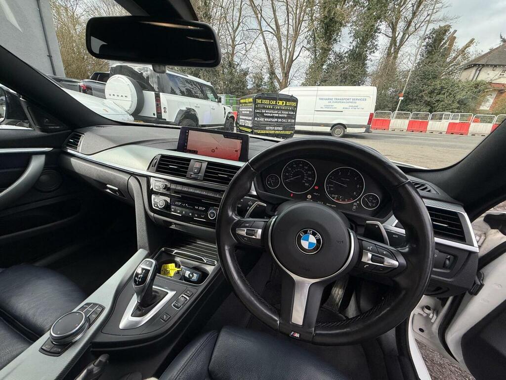 BMW 4 Series Gran Coupe Hatchback 3.0 430D M Sport Euro 6 Ss White #4