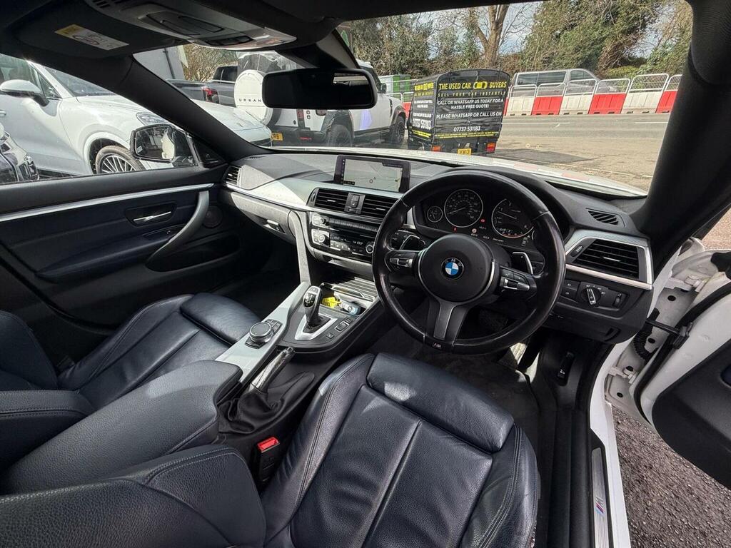 BMW 4 Series Gran Coupe Hatchback 3.0 430D M Sport Euro 6 Ss White #5