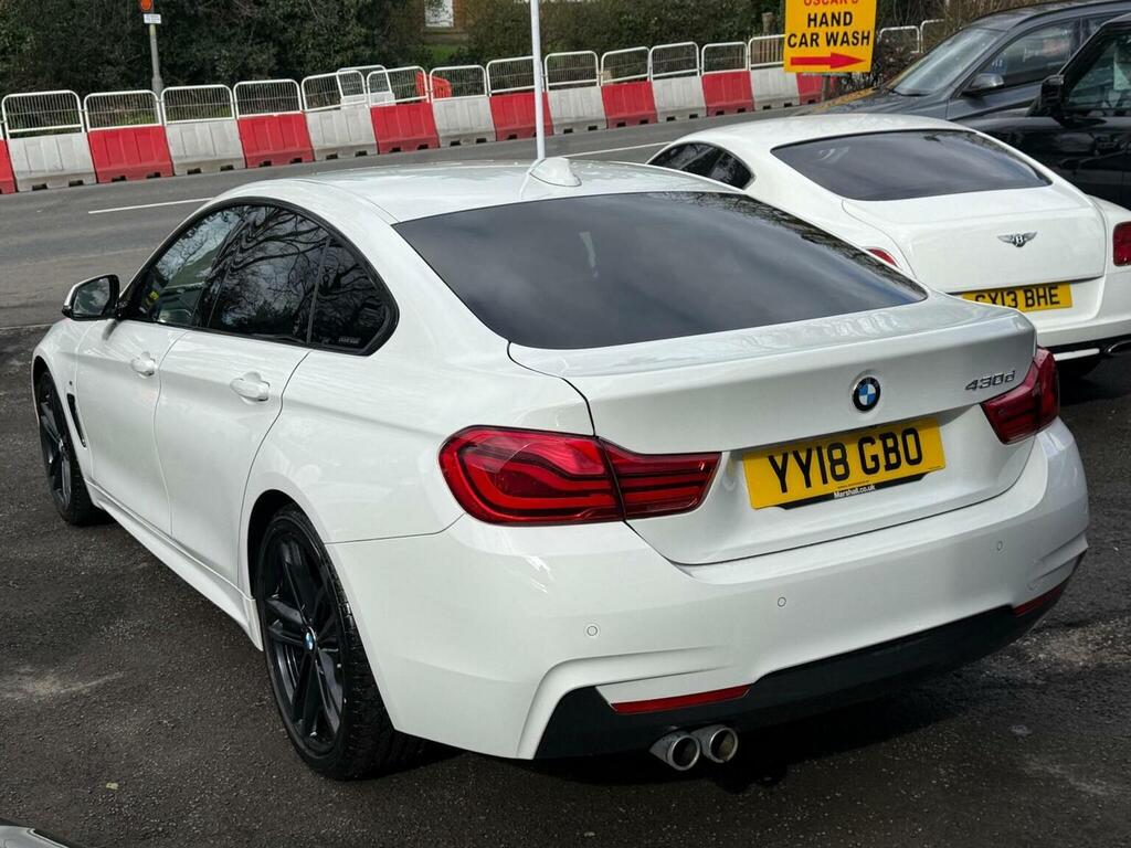 BMW 4 Series Gran Coupe Hatchback 3.0 430D M Sport Euro 6 Ss White #3