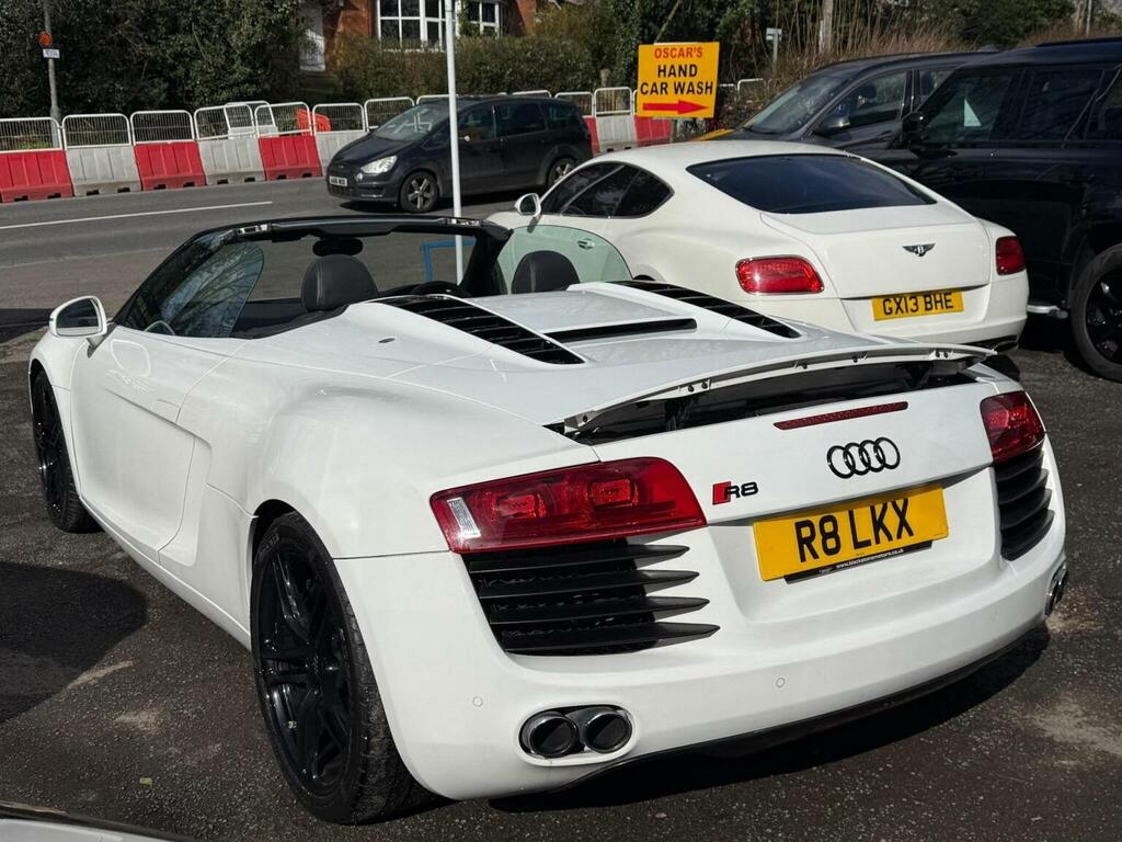 Audi R8 Convertible 4.2 Fsi V8 Spyder Quattro Euro 5 White #3