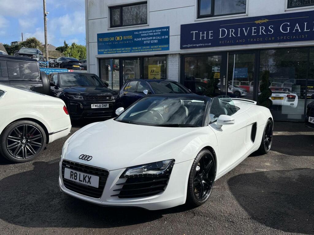 Audi R8 Convertible 4.2 Fsi V8 Spyder Quattro Euro 5 White