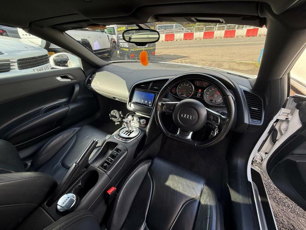 Audi R8 Convertible 4.2 Fsi V8 Spyder Quattro Euro 5 White #5