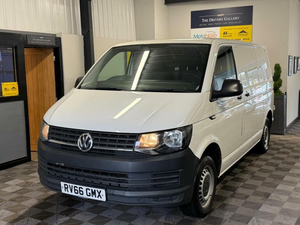 Volkswagen Transporter Panel Van 2.0 Tdi T26 Bluemotion Tech Startline Fw RV66GMX White #2