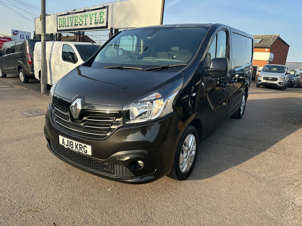 Renault Trafic 1.6 Dci Energy 27 Sport Nav Panel Van M AJ18KRG Black #4