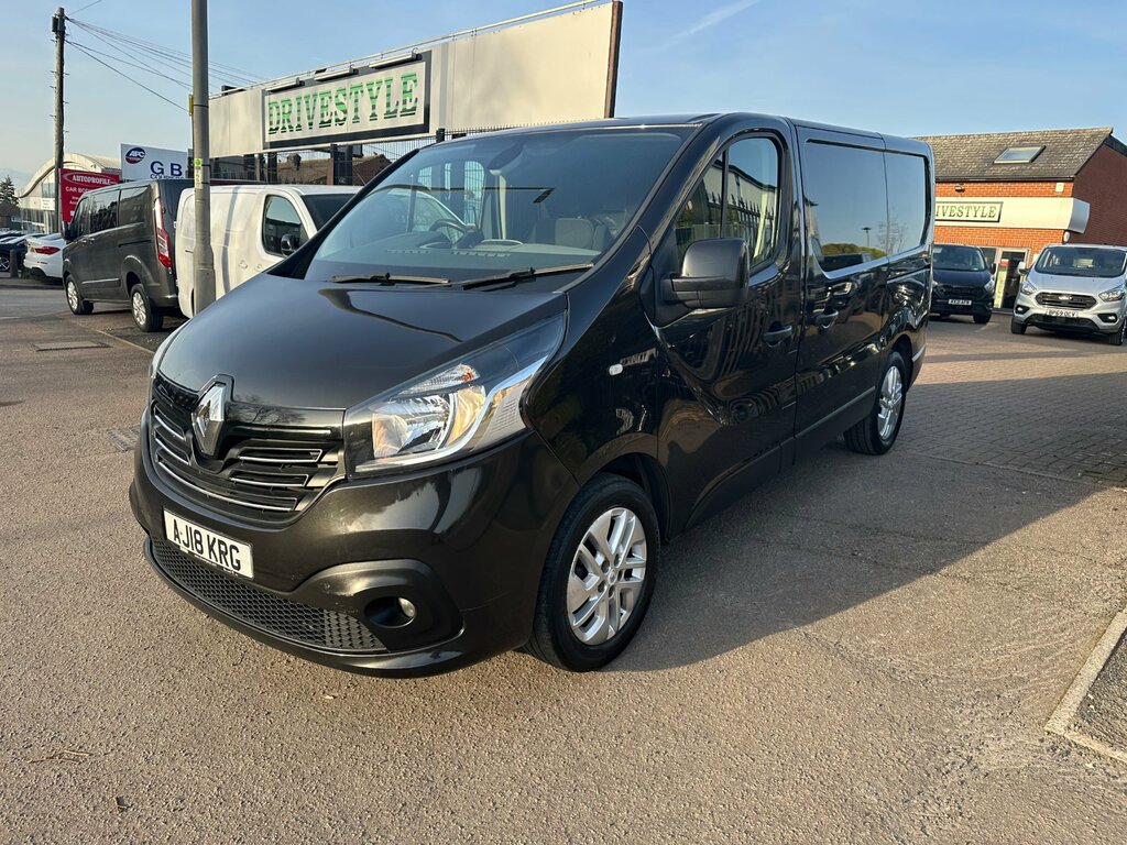 Renault Trafic 1.6 Dci Energy 27 Sport Nav Panel Van M AJ18KRG Black #3