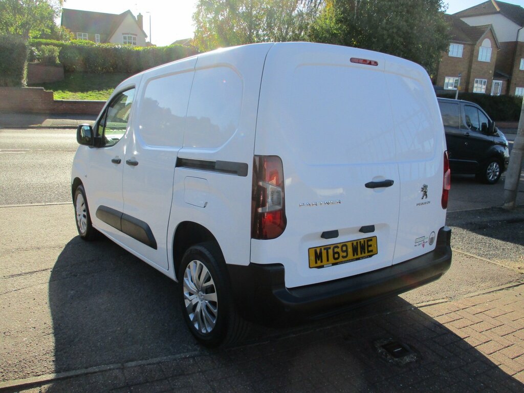 Peugeot Partner 1.5 Bluehdi 1000 Professional Standard Panel Van 5 MT69WWE White #6