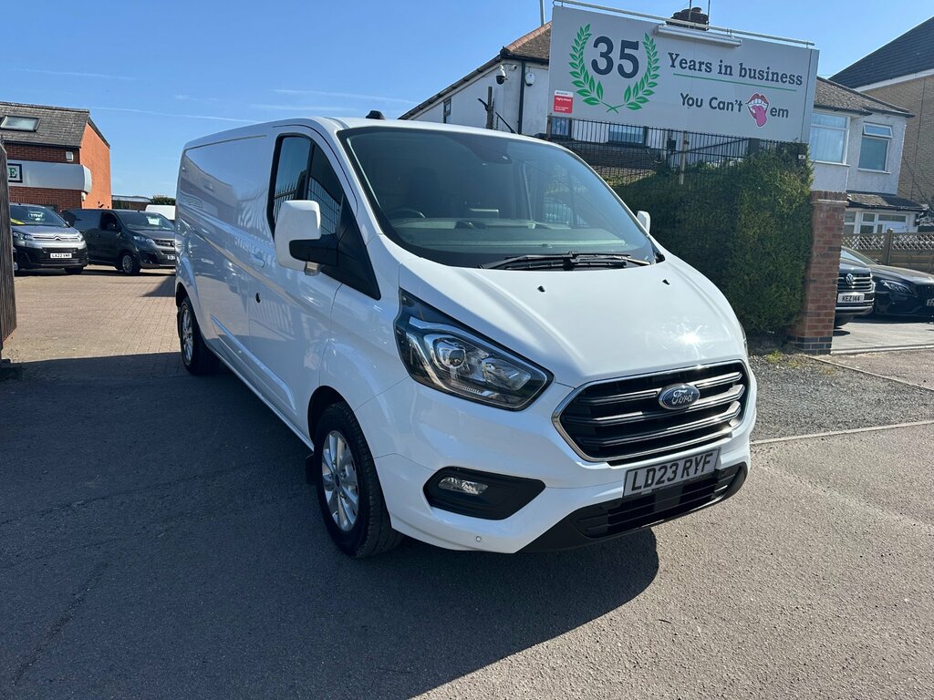 Ford Transit Custom 2.0 300 Ecoblue Limited Panel Van Manua LD23RYF White #2