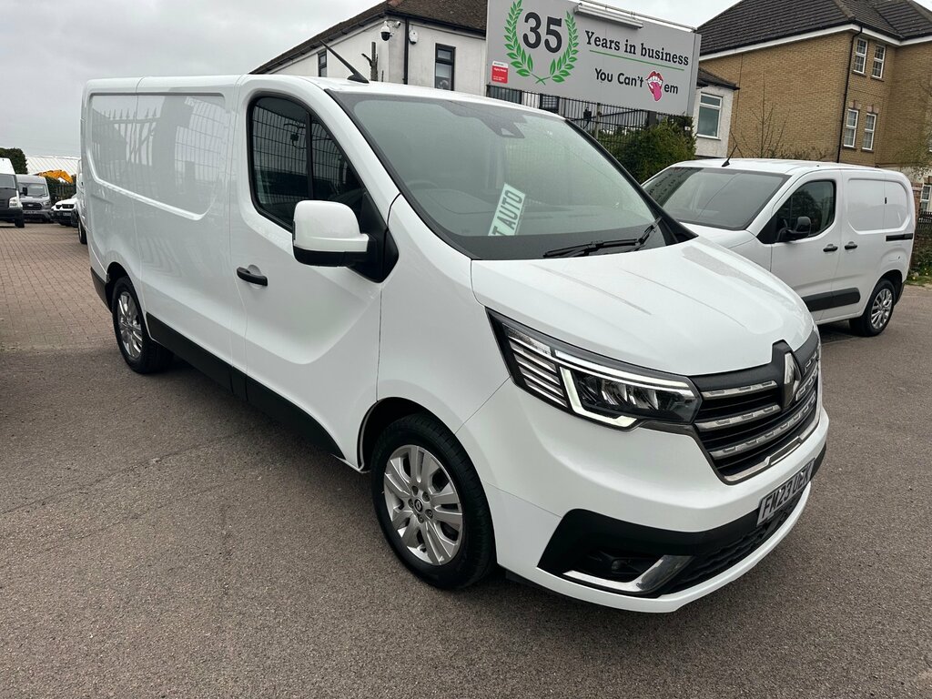 Renault Trafic 2.0 Dci Blue Sl28 Sport Panel Van Edc L FM23UEK White #2