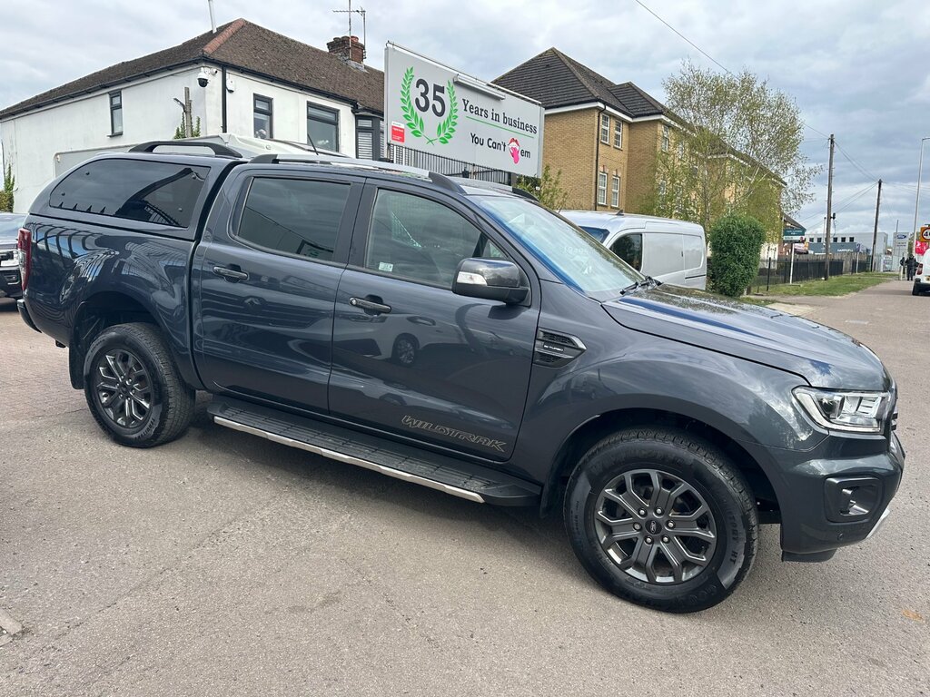 Ford Ranger 2.0 Ecoblue Wildtrak Pickup Double Cab YO21OKU Grey #3