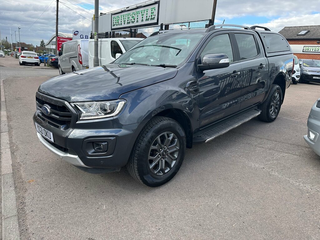Ford Ranger 2.0 Ecoblue Wildtrak Pickup Double Cab YO21OKU Grey #4