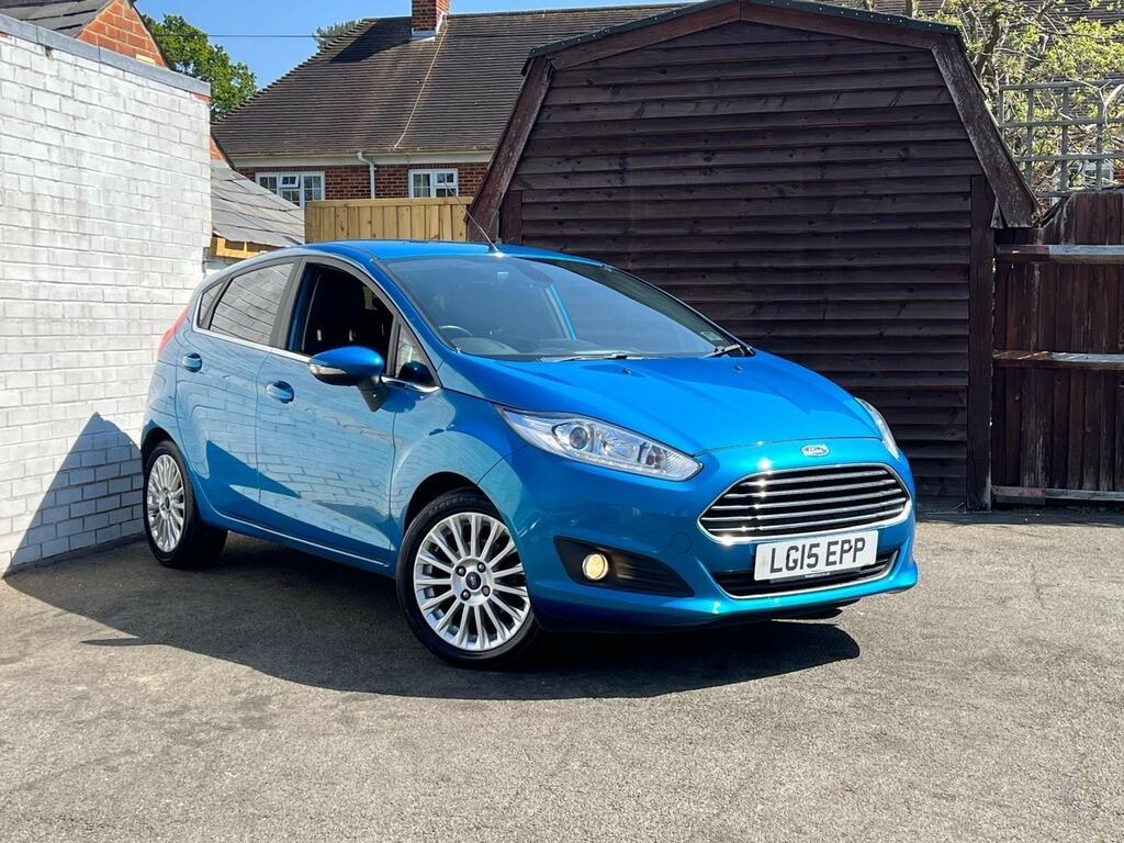Ford Fiesta 1.0T Ecoboost Titanium Euro 6 Ss Blue