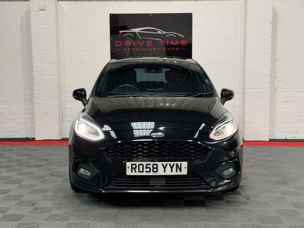Ford Fiesta 1.0T Ecoboost St-line Euro 6 Ss RO58YYN Black #2