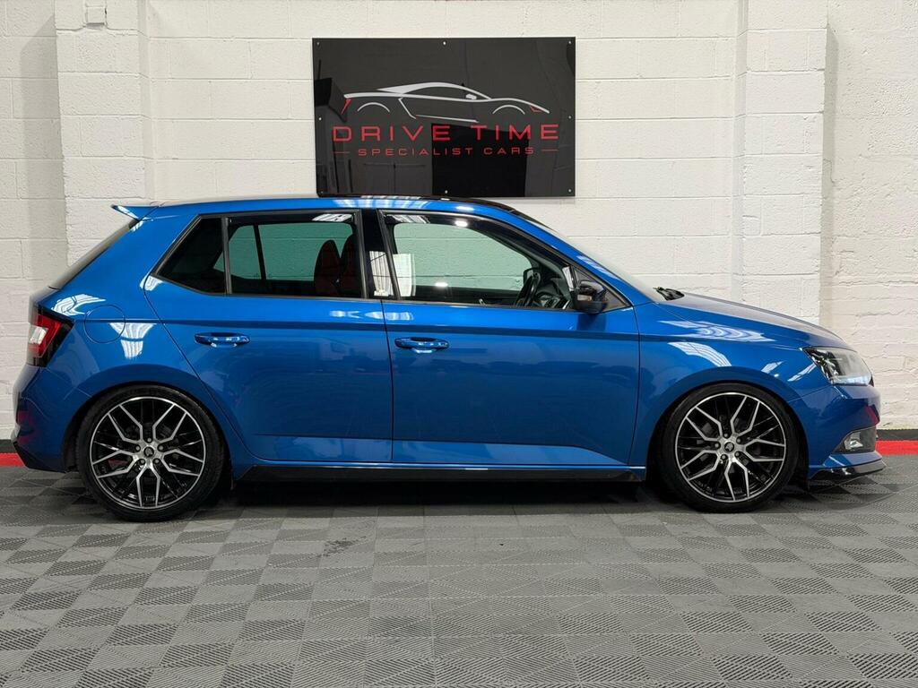 Skoda Fabia 1.2 Tsi Monte Carlo Euro 6 Ss DG67VUJ Blue #4