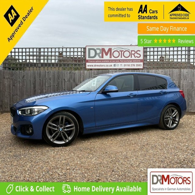 BMW 1 Series 1.5 116D M Sport Hatchback Euro 6 Blue