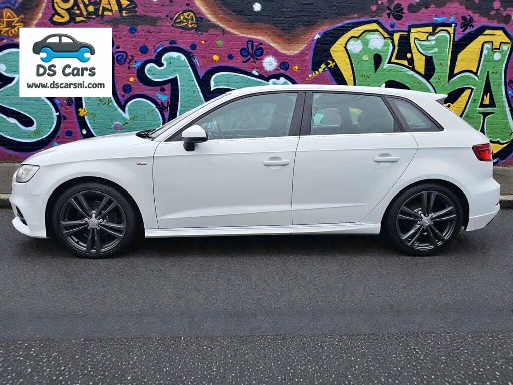 Audi A3 Hatchback SF66ZXD White #4